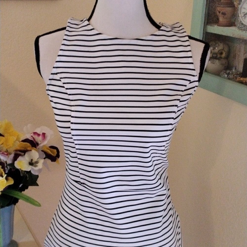 Jack by BB Dakota Striped Sheath - Picture 3 of 10